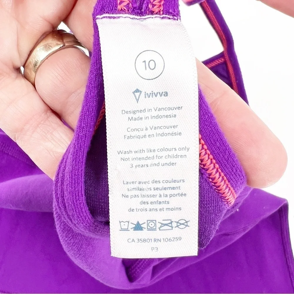 ✅ IVIVVA By Lululemon‎ Tumblin Tank In PURPLE